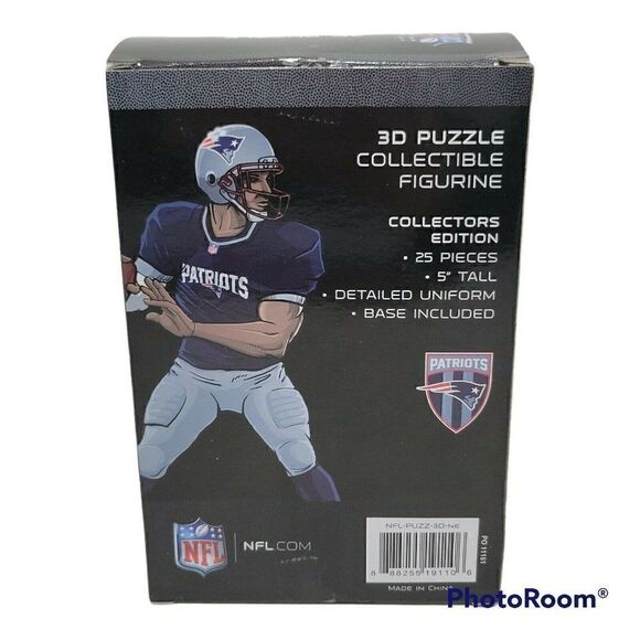 New England Patriots 3D Puzzle Uniform Collectible Figurine 25 Pieces NFL Gift - Picture 2 of 8